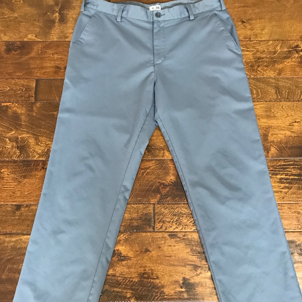 Adidas Golf Pants. Steel Gray. Mens 34x32.